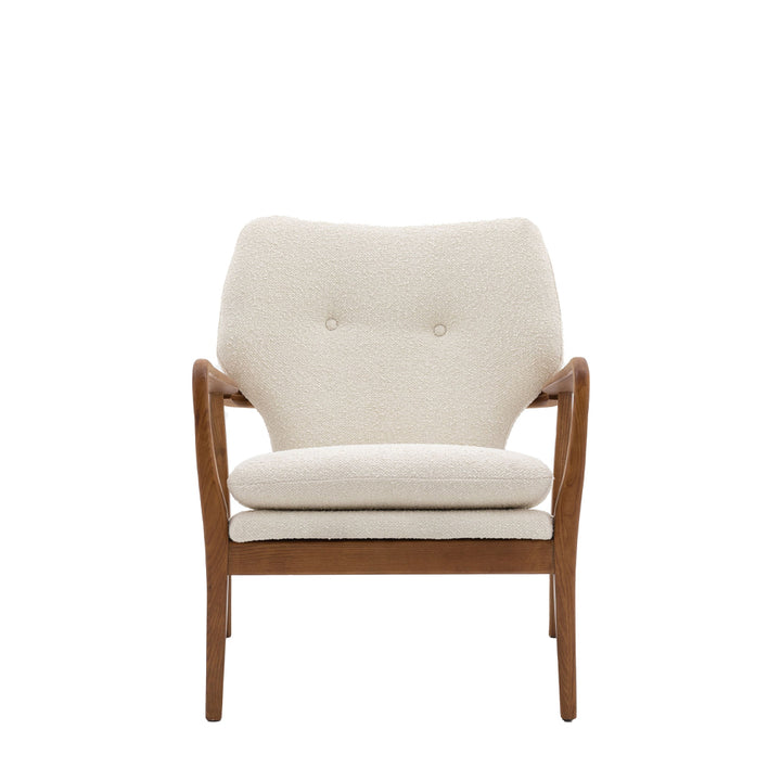 Vaughn Armchair – Cream Boucle