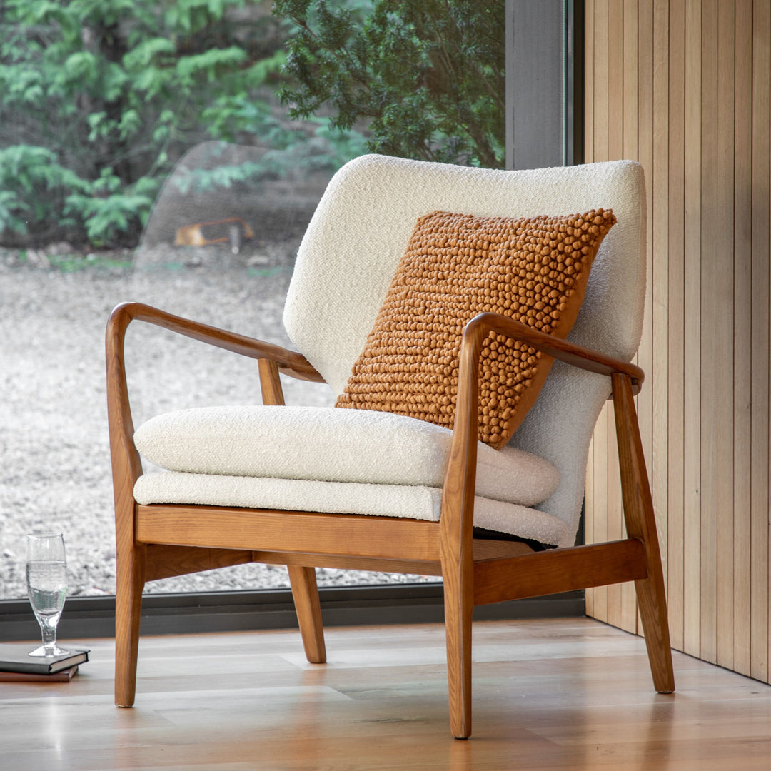 Vaughn Armchair – Cream Boucle