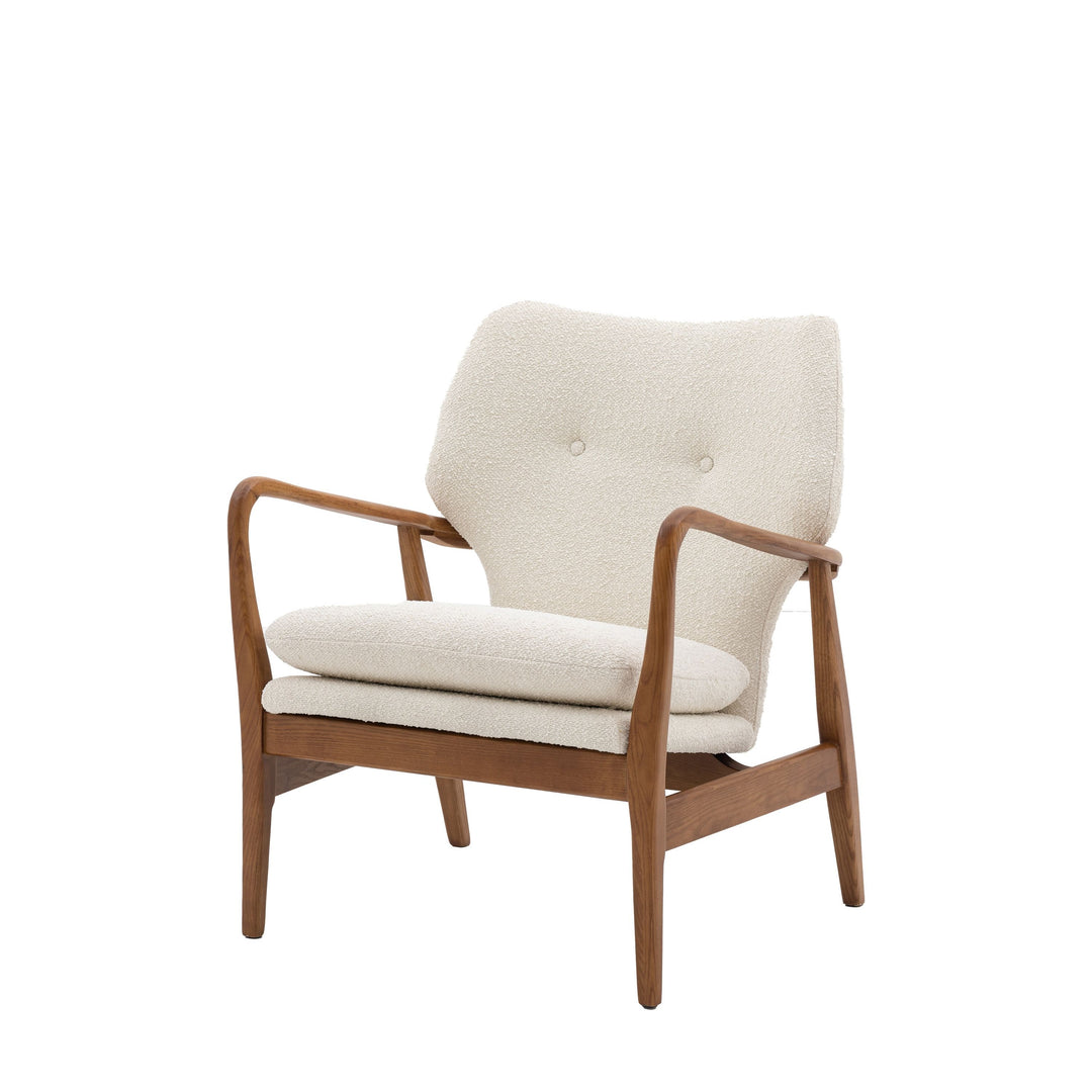 Vaughn Armchair – Cream Boucle