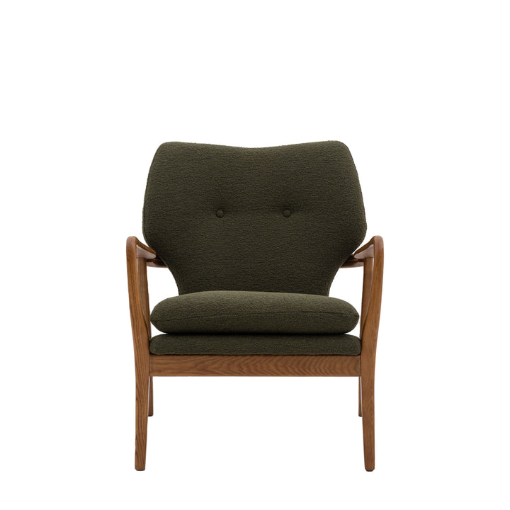 Vaughn Armchair – Green Boucle