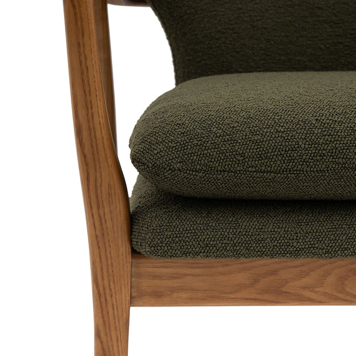 Vaughn Armchair – Green Boucle