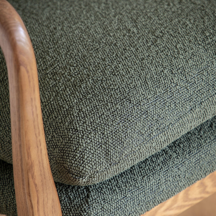 Vaughn Armchair – Green Boucle