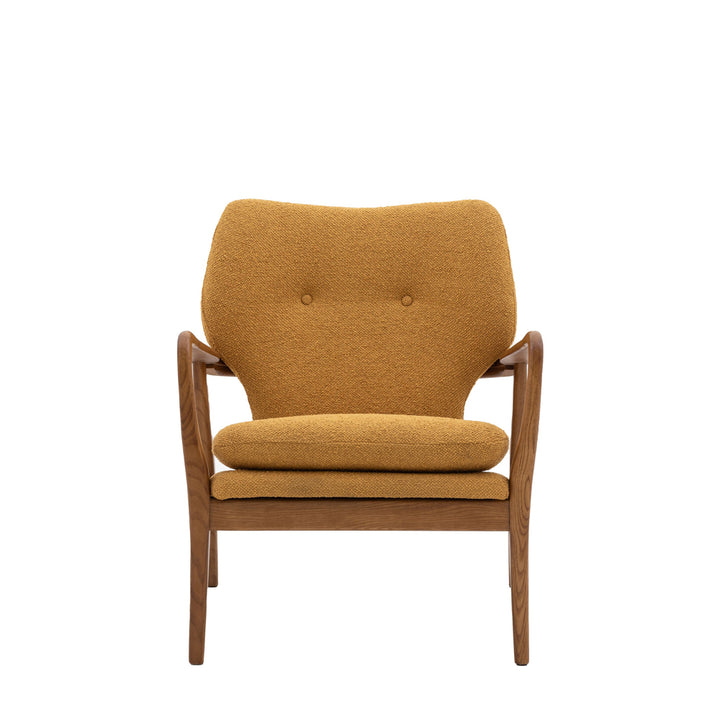 Vaughn Armchair – Ochre Boucle