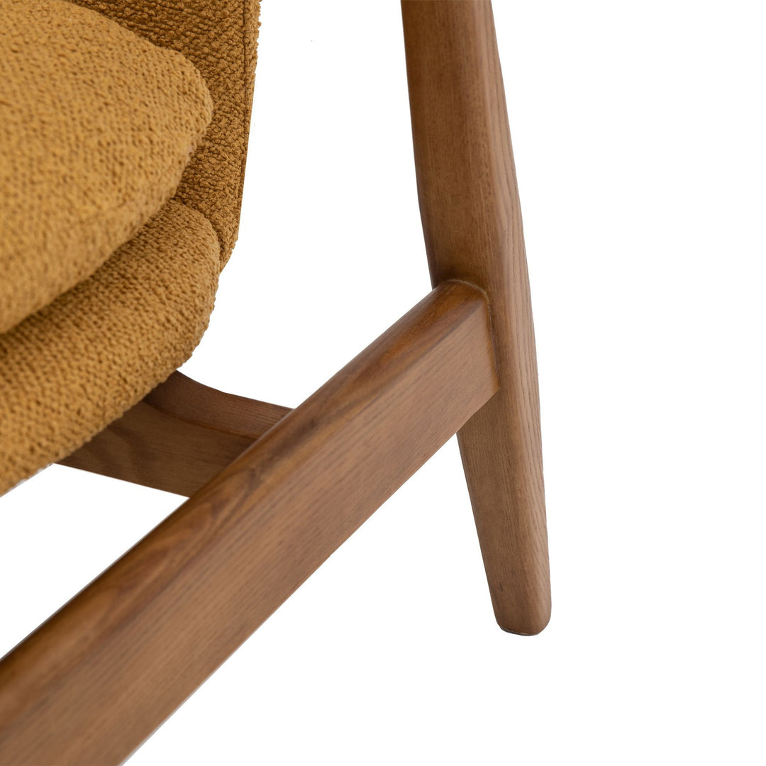 Vaughn Armchair – Ochre Boucle