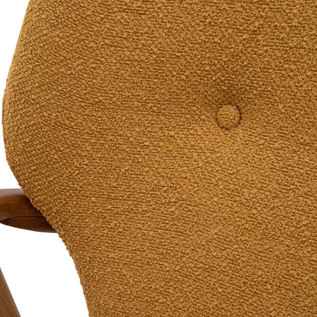 Vaughn Armchair – Ochre Boucle