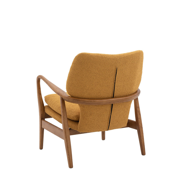 Vaughn Armchair – Ochre Boucle