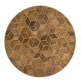 Vero Geometric Coffee Table – Brown