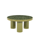 Vero Geometric Coffee Table – Green