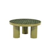 Vero Geometric Coffee Table – Green