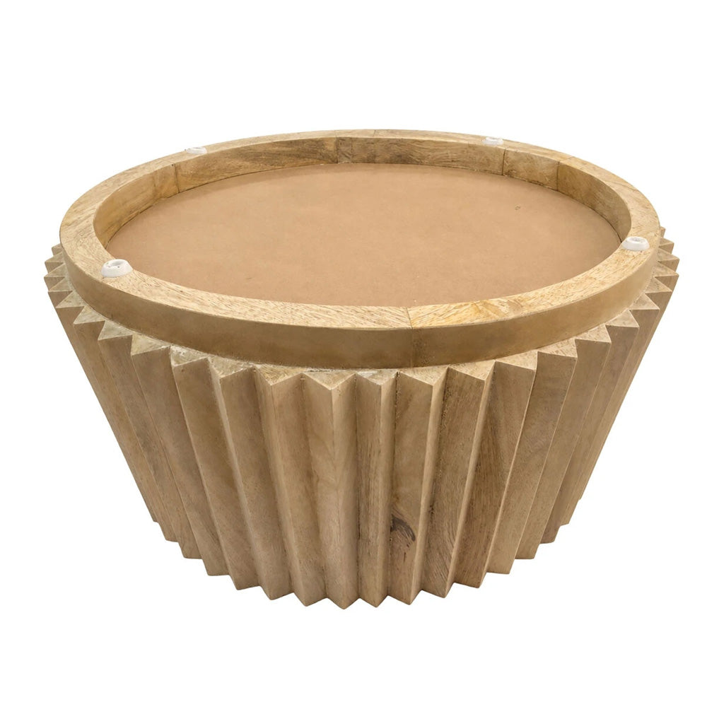 Waverley Round Ridged Coffee Table