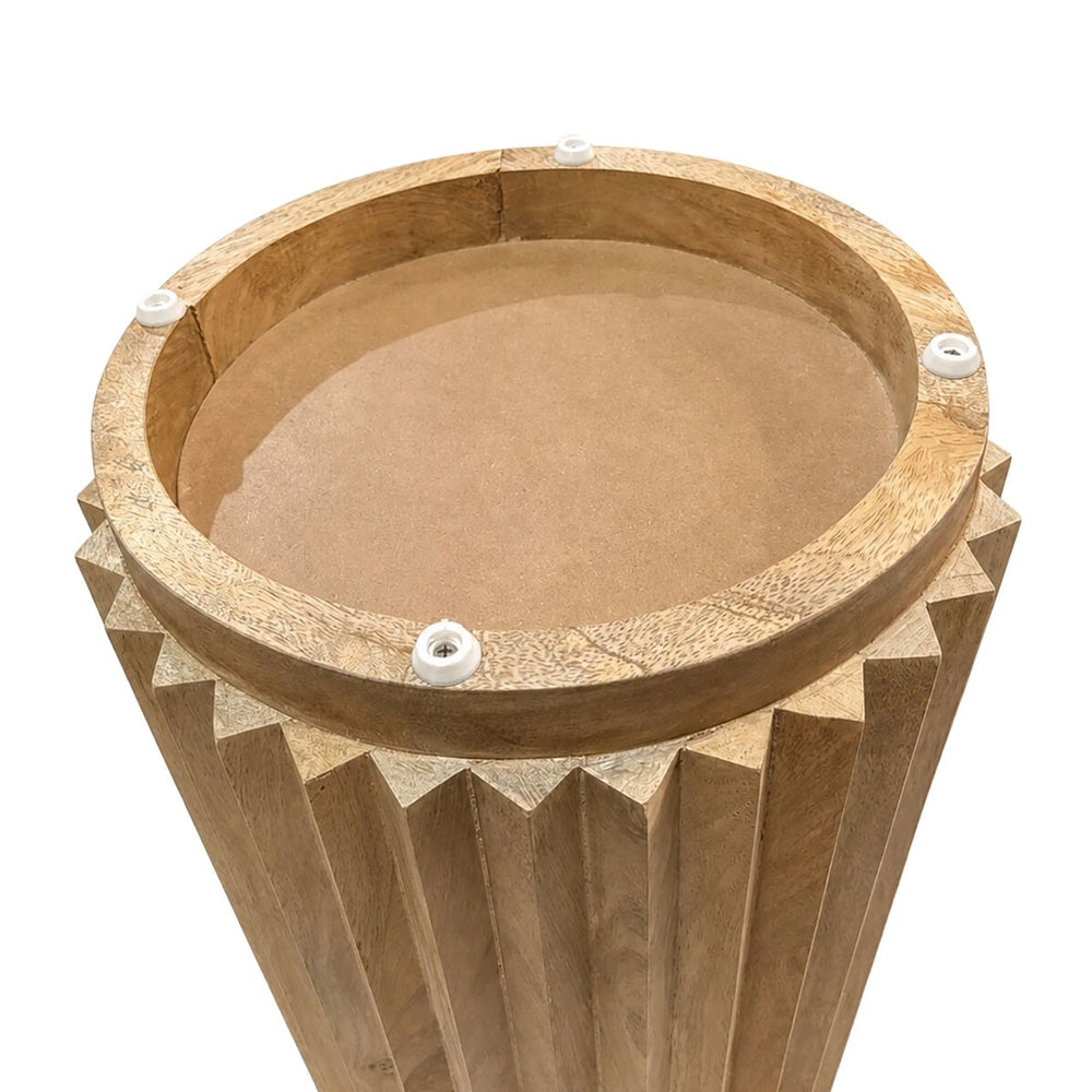 Waverley Round Ridged Side Table