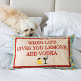 When Life Gives You Lemons Needlepoint Cushion