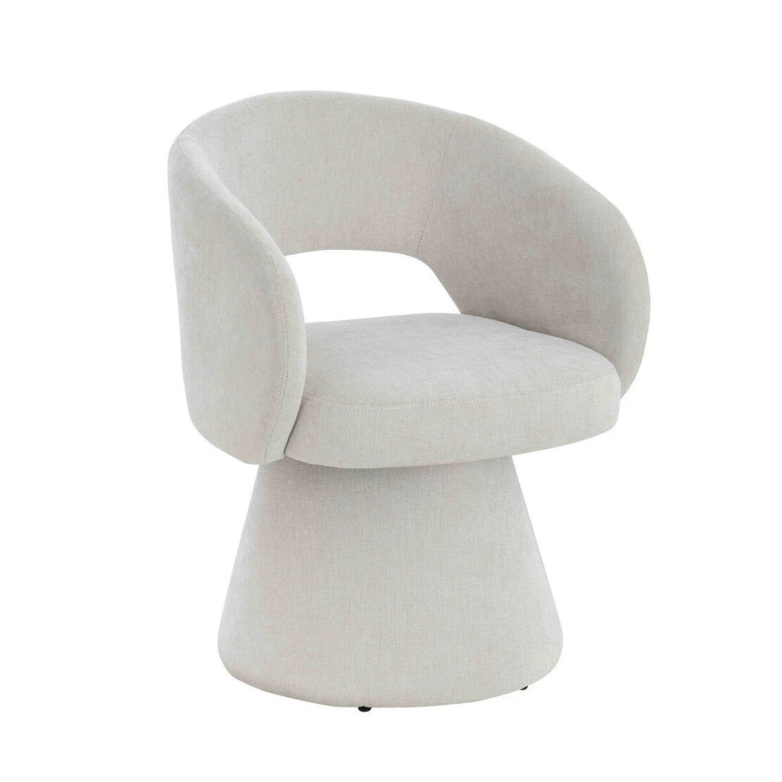 Whitaker Swivel Dining Chair – Beige
