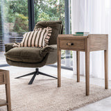 Wilbur Occasional Chair – Olive Grey Twill