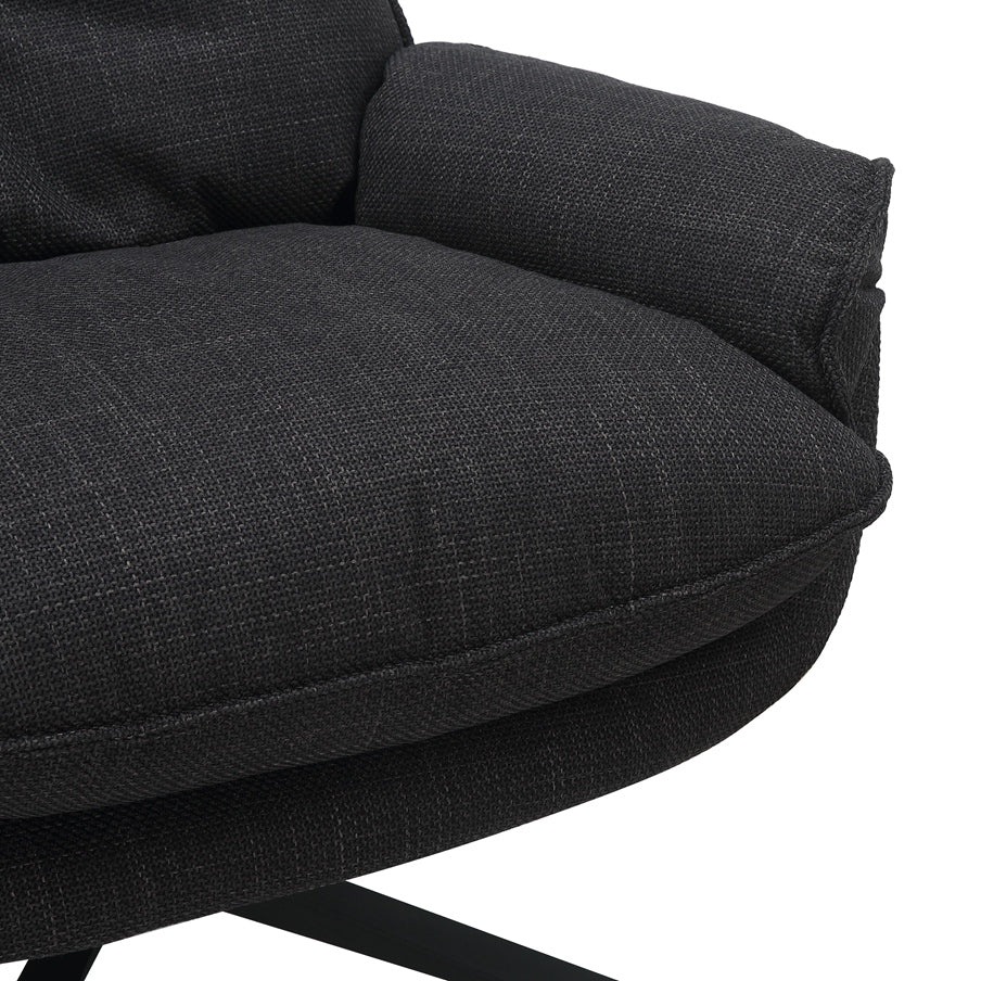 Wilbur Occasional Chair – Slate Grey Twill