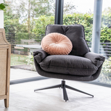 Wilbur Occasional Chair – Slate Grey Twill