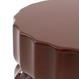 Willa Side Table - Rust Red