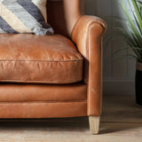 Winston Sofa – Vintage Brown Leather