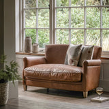 Winston Sofa – Vintage Brown Leather