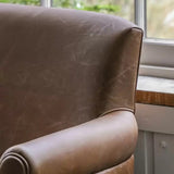 Winston Sofa – Vintage Brown Leather