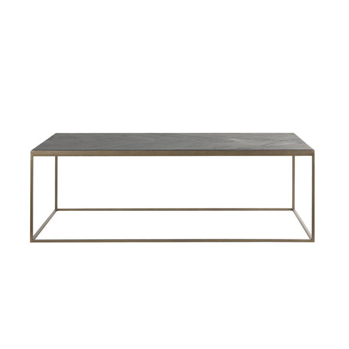 Light & Living Chisa Coffee Table in Black and Antique Bronze