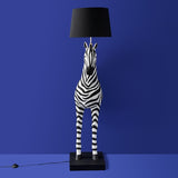 Zebra Floor Lamp – Black & White