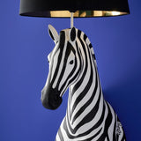 Zebra Floor Lamp – Black & White