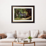 Zebra by George Stubbs – Oxford Slim Framed Print