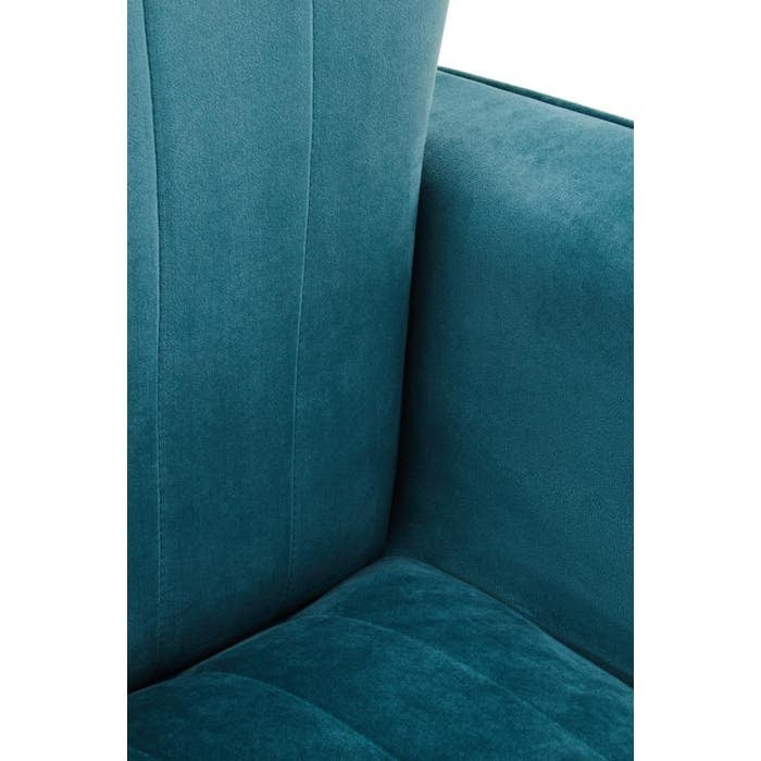 Elodie Accent Chair – Turquoise Velvet