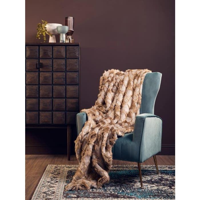 Elodie Accent Chair – Turquoise Velvet