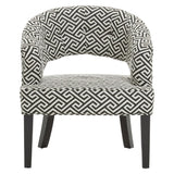 Zuri Chair in Black and Beige