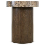 Hooker Furnishings Fusion Round Dark Stone Side Table