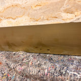 Edmund Coffee Table in Antique Gold and Crema Marble – Second