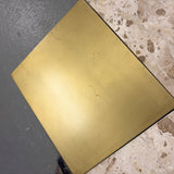 Edmund Coffee Table in Antique Gold and Crema Marble – Second