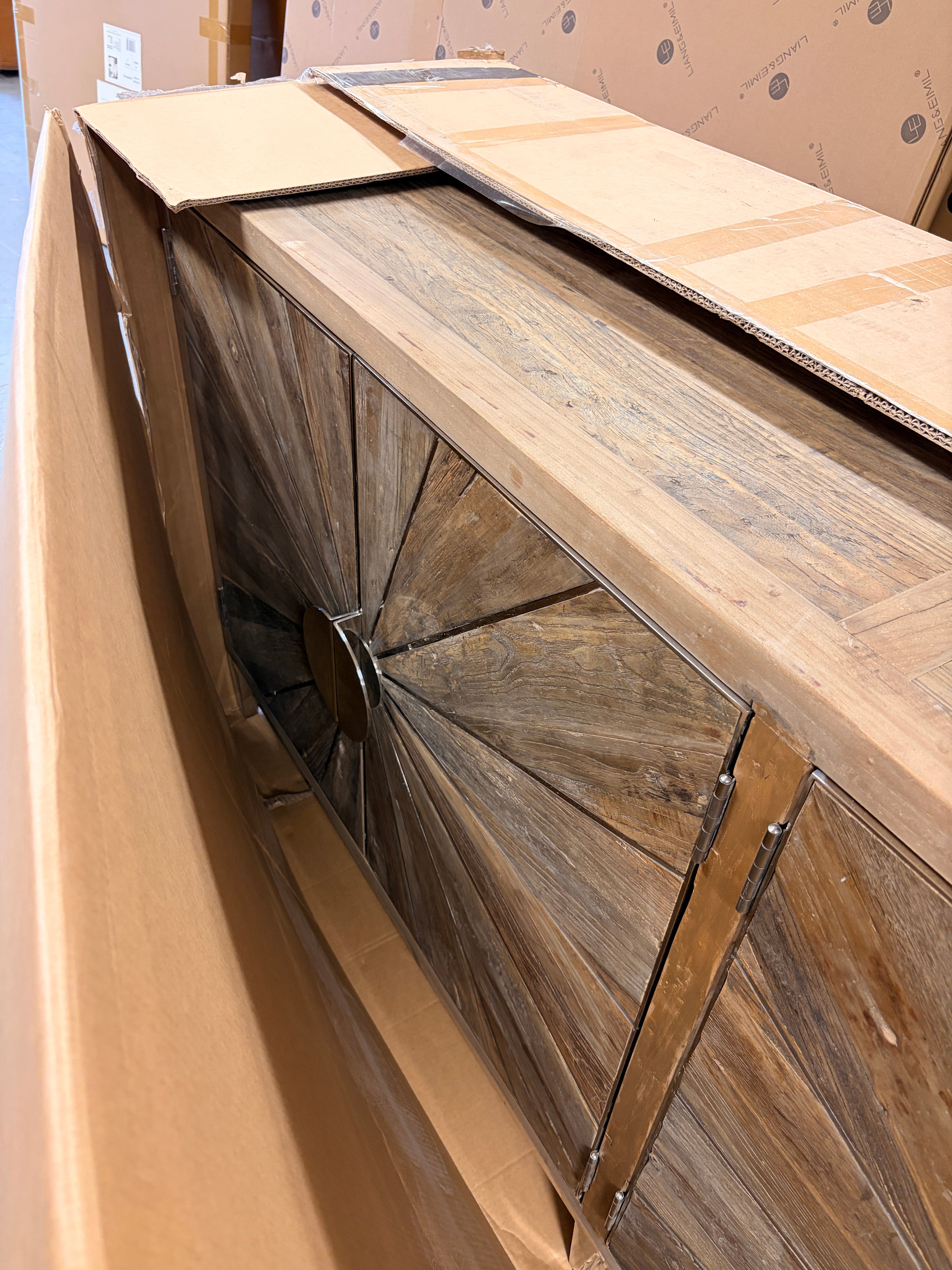 The Sol Reclaimed Elm Sideboard – Second