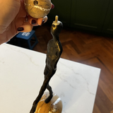 Liang & Eimil Motus Sculpture –  Dark Bronze/Marble – Second