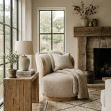 Keiichi Abingdon Swivel Armchair