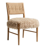 Keiichi Bourton Dining Chair - Faux Mongolian Fur