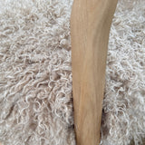 Keiichi Bourton Dining Chair - Faux Mongolian Fur