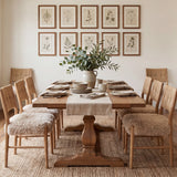 Keiichi Bourton Dining Chair - Faux Mongolian Fur