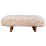 Keiichi Pebworth Bench - Faux Mongolian Fur