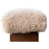 Keiichi Pebworth Bench - Faux Mongolian Fur