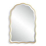 Keiichi Irregular Arched Mirror - Gold Leaf