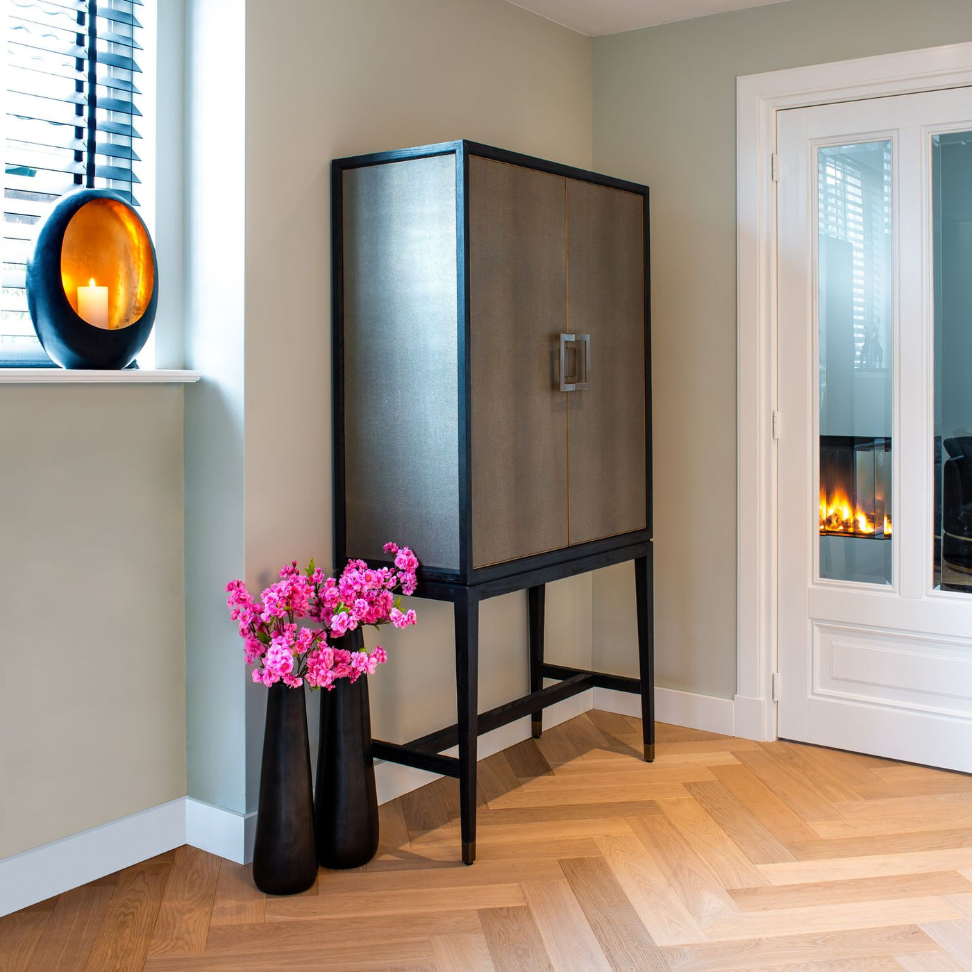 Richmond Interiors Bloomingville Bar Cabinet