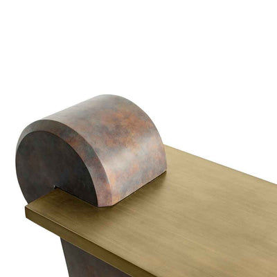 Aeris Leaning Console in Copper