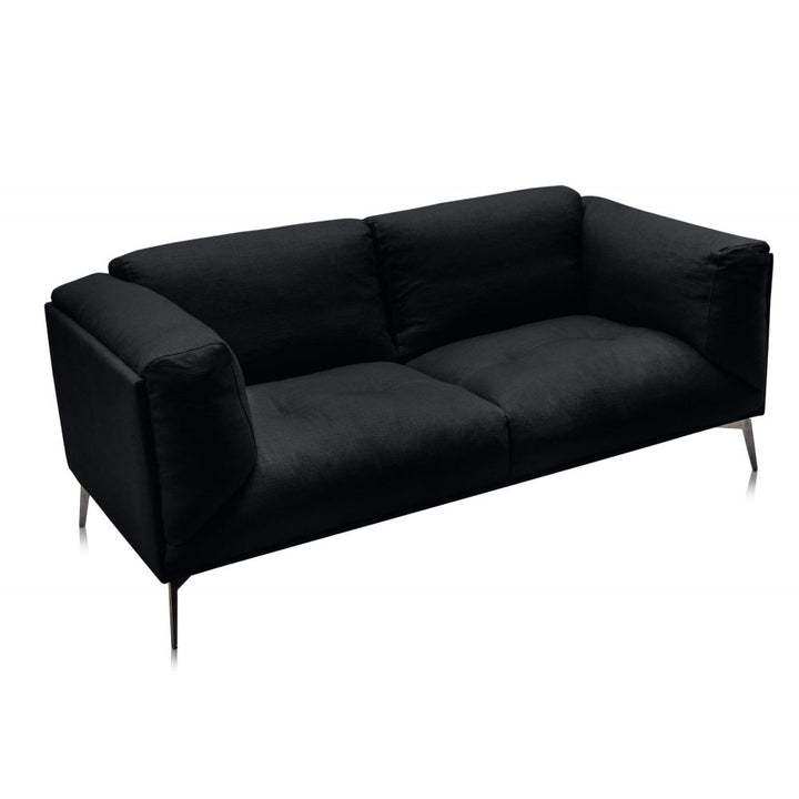 Alberta Two-Seater Sofa with Reynaldo Rave Dark Shadow Fabric