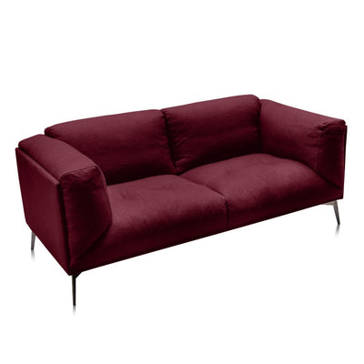 Alberta Two-Seater Sofa with Reynaldo Rave Dry Rose Fabric