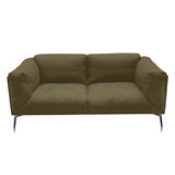 Alberta Two-Seater Sofa with Reynaldo Rave Military Olive Fabric