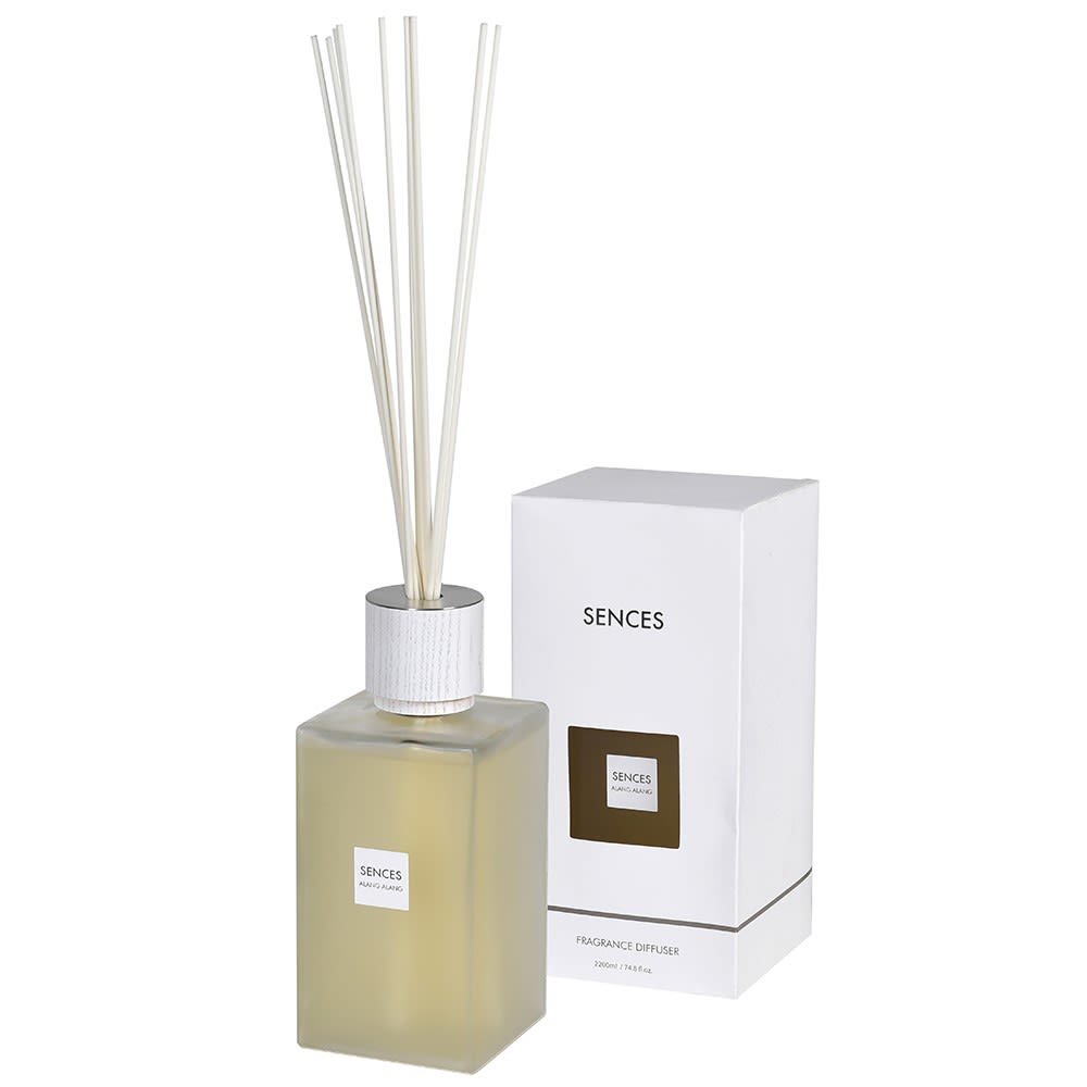 Enormous Amora Reed Diffuser with White Frosted Bottle – Shropshire Design