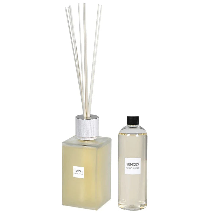 Enormous Amora Reed Diffuser with White Frosted Bottle Set